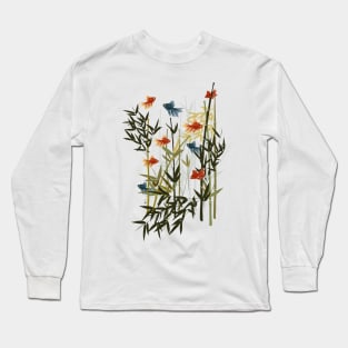 Fishes and Bamboo Long Sleeve T-Shirt